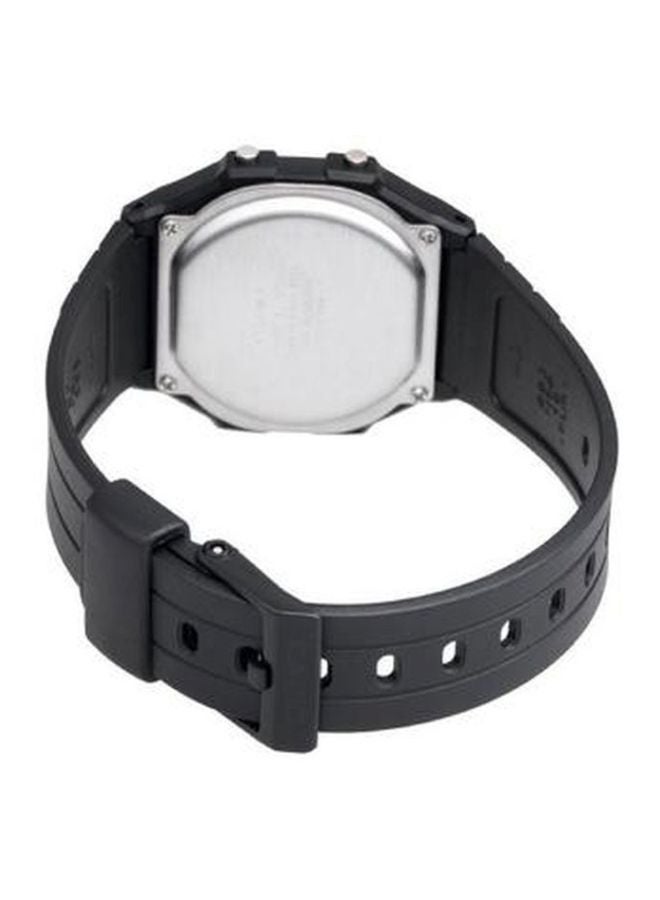 CASIO - Men's Illuminator Water Resistant Digital Watch F105W-1A - 34 mm - Black - Image 1