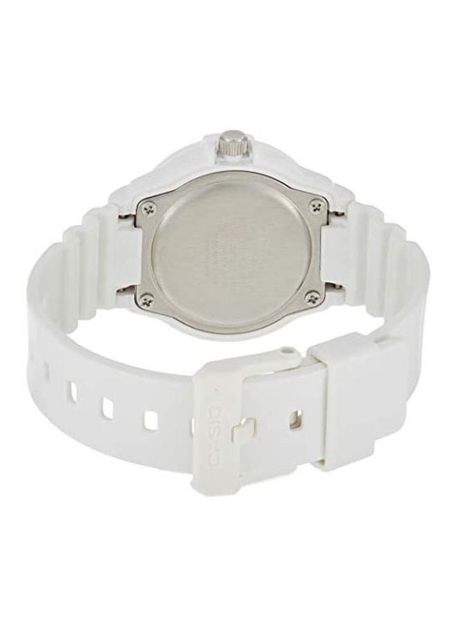 كاسيو ساعة يد شبابية بعقارب مقاومة للماء طراز LRW-200H-1EV - مقاس 39 مم - لون أبيض للنساء - Image 2