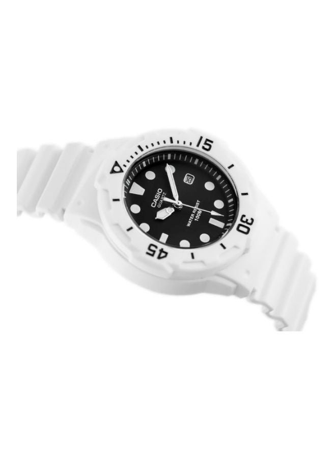 كاسيو ساعة يد شبابية بعقارب مقاومة للماء طراز LRW-200H-1EV - مقاس 39 مم - لون أبيض للنساء - Image 3