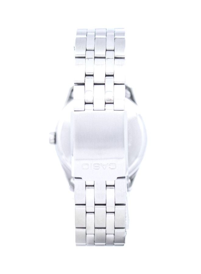 Men's Stainless Steel Analog Watch MTP-1335D-1ADF - 38 mm - Silver