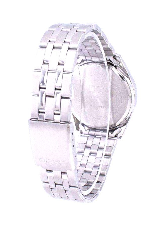 Men's Stainless Steel Analog Watch MTP-1335D-1ADF - 38 mm - Silver