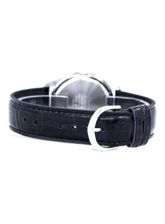 CASIO Men's Leather Analog Wrist Watch MTP-1370L-7AVDF - 40 mm - Black  - Image 5
