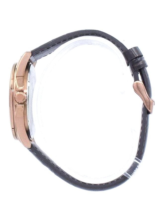 كاسيو ساعة يد إنتيسر بعقارب طراز MTP-1384L-1ADF - 47 مم - بني للرجال - Image 3