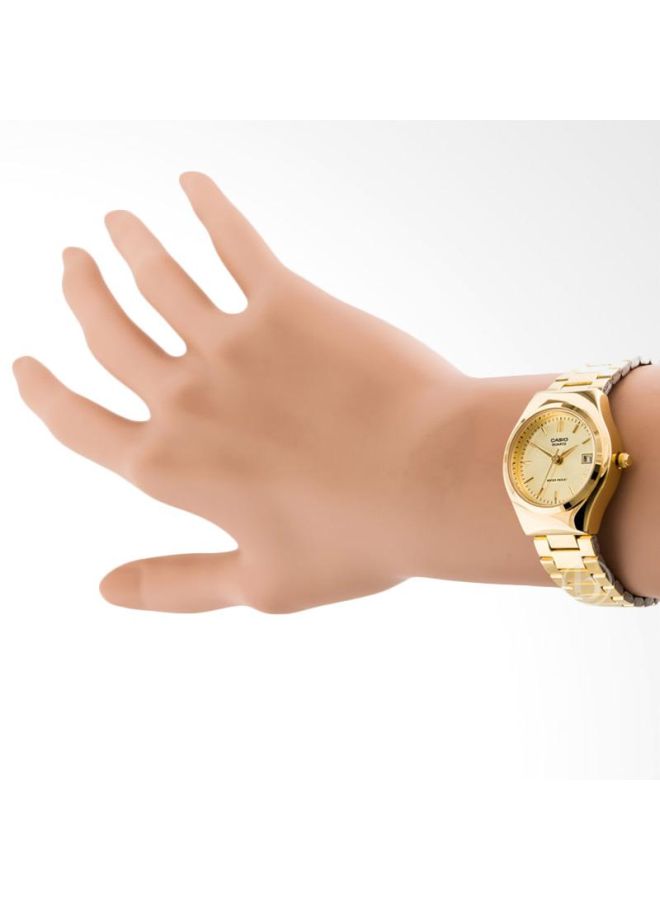 CASIO - Women's Water Resistant Stainless Steel Analog Watch LTP-1170N-9ADF - 26 mm - Gold - Image 1