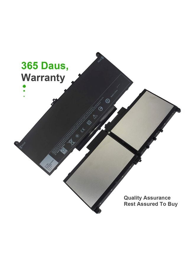 DELL - Replacement Laptop Battery For Dell Latitude E7270/E7470/1W2Y2/01W2Y2 Black - Image 1