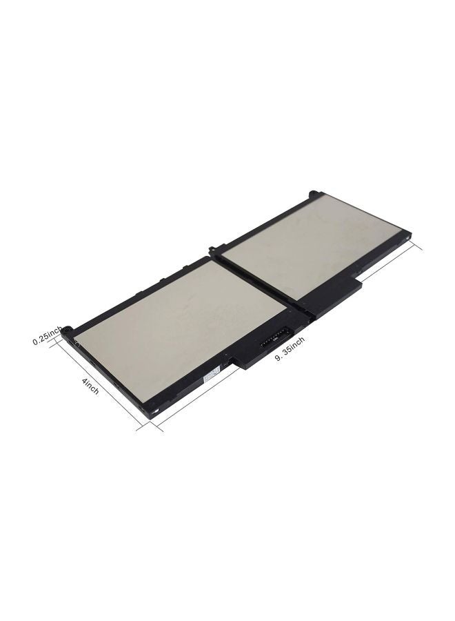 DELL - Replacement Laptop Battery For Dell Latitude E7270/E7470/1W2Y2/01W2Y2 Black - Image 1
