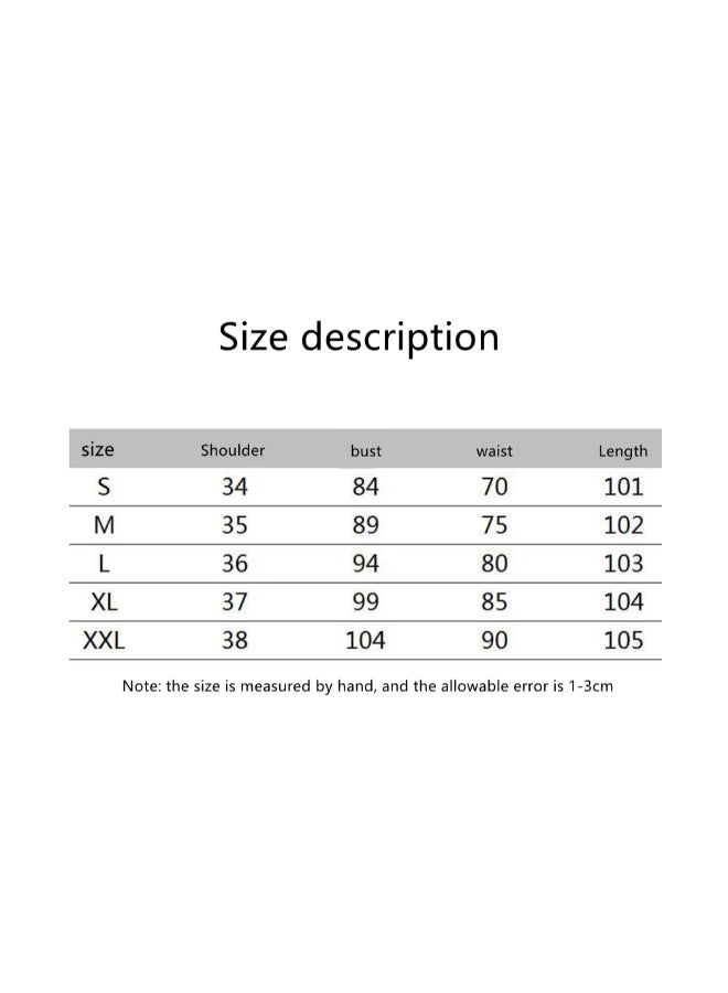 OUTAD - Printed Elegant Midi Dress Multicolour - Image 1