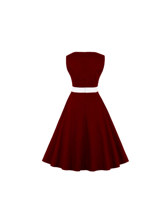 أوتاد فستان أنيق على شكل قلب أحمر قاني/أبيض - Image 2