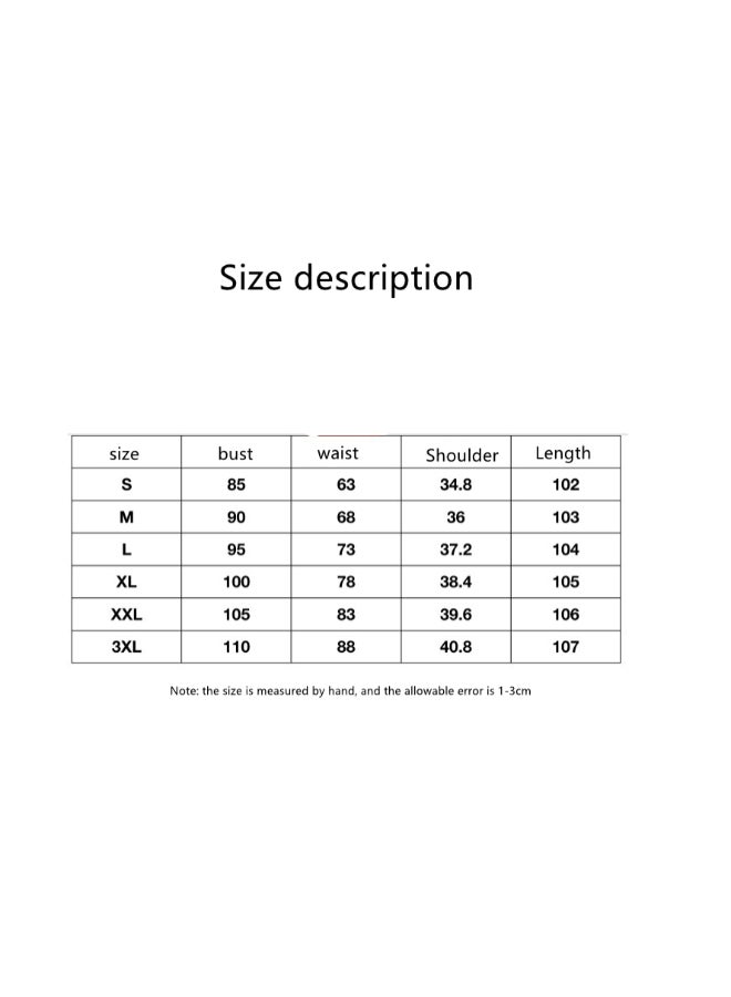 OUTAD Casual Printed Midi Dress Multicolour - Image 4