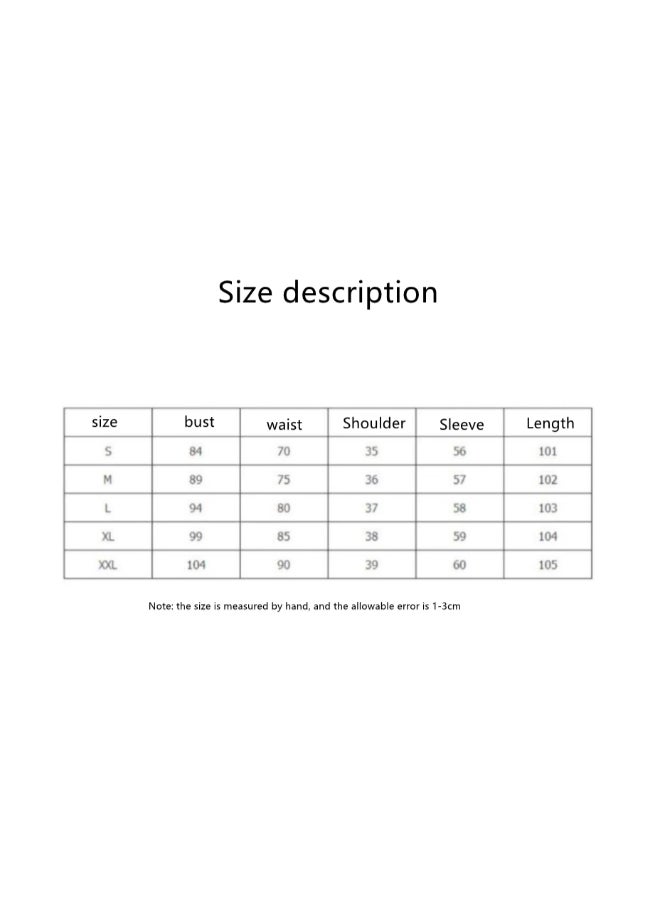 OUTAD Printed Elegant Dress Multicolour - Image 4