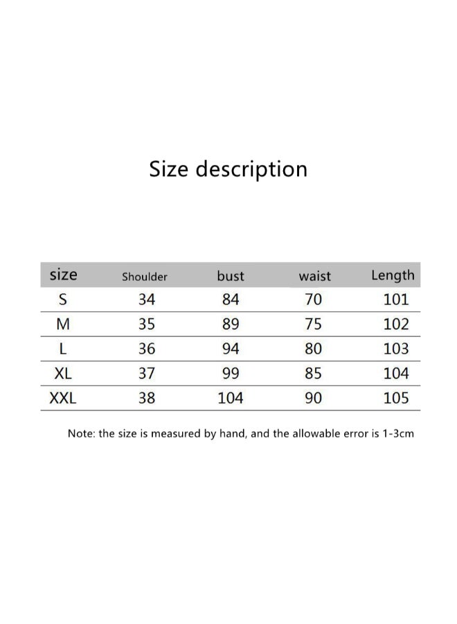 OUTAD Printed Elegant Midi Dress Multicolour - Image 3