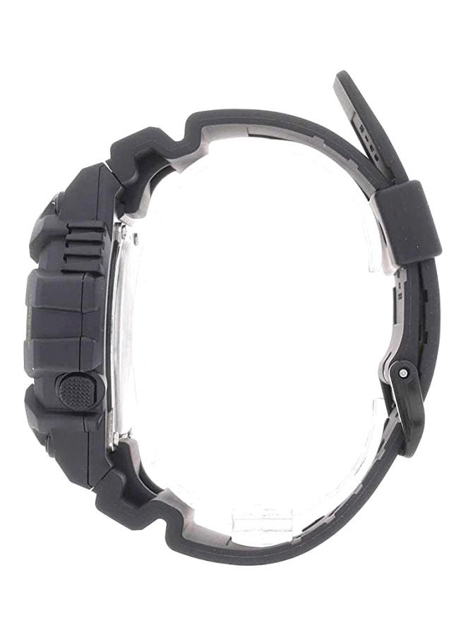 CASIO Men's Water Resistant Analog & Digital Watch HDC-700-9AVEF - 53 mm - Black - Image 3