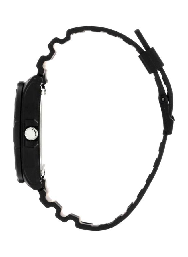 كاسيو ساعة يد بعقارب مقاومة للماء طراز MRW-200H-1BVEF - 45 مم - أسود للرجال - Image 3