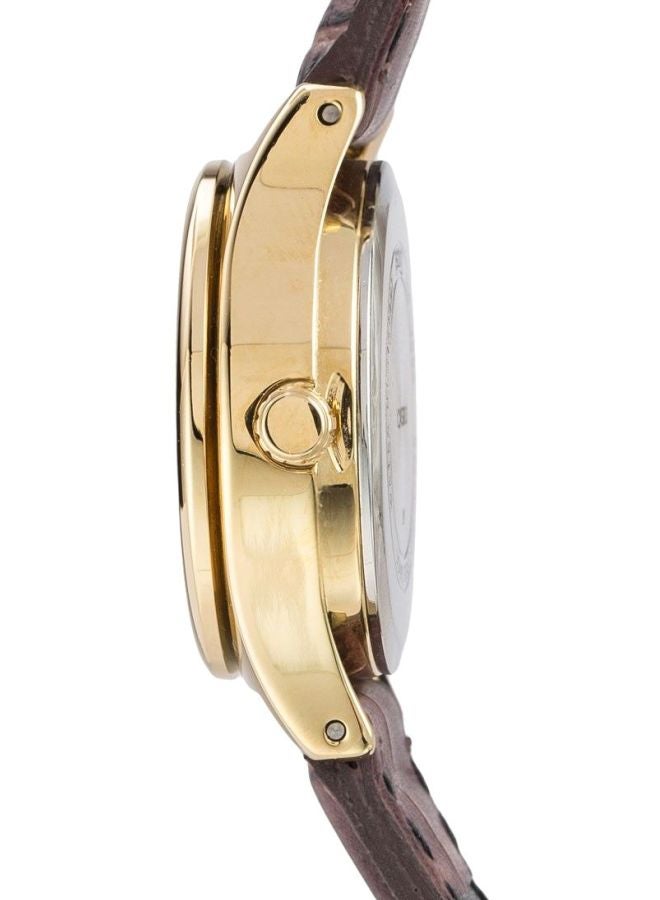 كاسيو ساعة يد رسمية بعقارب طراز LTP-V006GL-9BVDF مقاس 25 مم - لون بني للنساء - Image 3