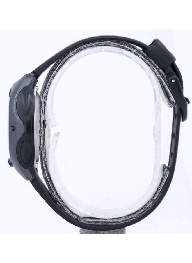 CASIO Men's Youth Series Water Resistant Digital Watch LW-200-1BV - 35 mm - Black - Image 3