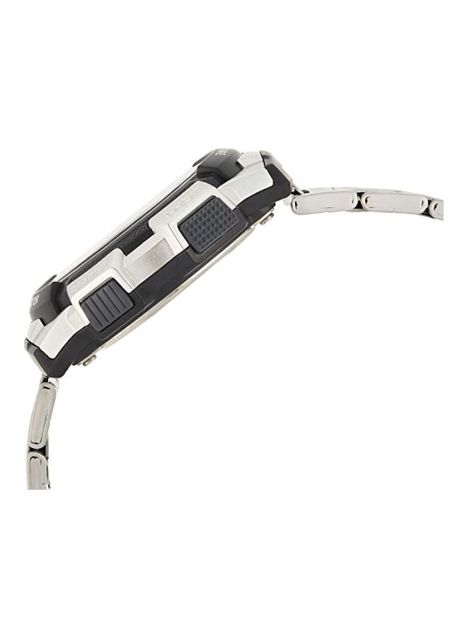 كاسيو ساعة يد شبابية رقمية مقاومة للماء طراز AE-1000WD-1AVEF - مقاس 48 مم - لون فضي للرجال - Image 3