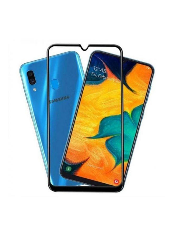 لاصقة حماية زجاجية للشاشة لهاتف سامسونج جالاكسي A40 أسود