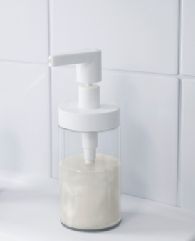 موزع صابون زجاجي شفاف - Image 2