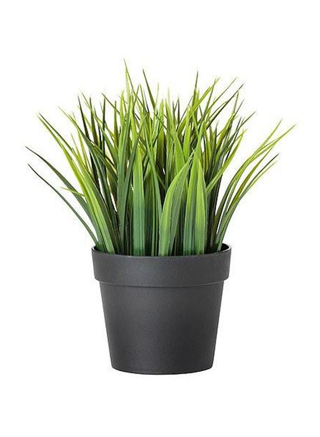 عشب صناعي في أصيص أخضر 20X10.5سم - Image 1
