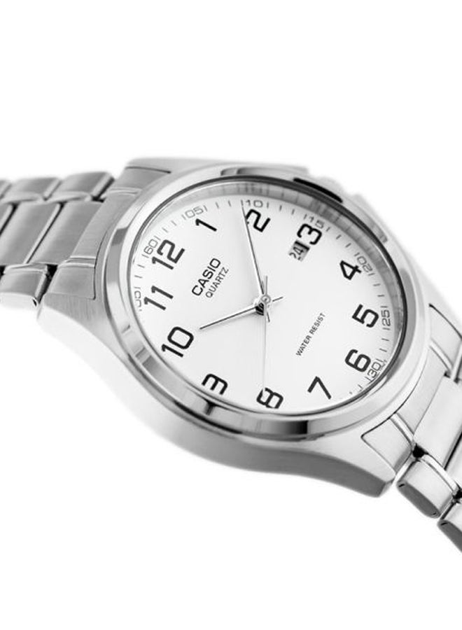 CASIO Men's Enticer Analog Watch EAW-MTP-1183A-7B - 34 mm - Silver - Image 4