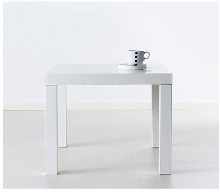 Generic Coffee Table, Wooden White 55X55X45cm  - Image 2