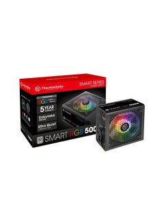 Smart RGB 500 Watt 80+ PSU/Power Supply Black