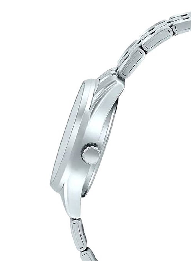 كاسيو ساعة يد إنتايسر بعقارب طراز MTP-1335D-7A - قياس 44 مم - فضي للرجال - Image 4