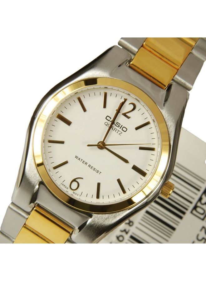 كاسيو ساعة يد كور بعقارب ومقاومة للماء طراز LTP-1253SG-7ADF - 37 مم - فضي/ذهبي للنساء - Image 5