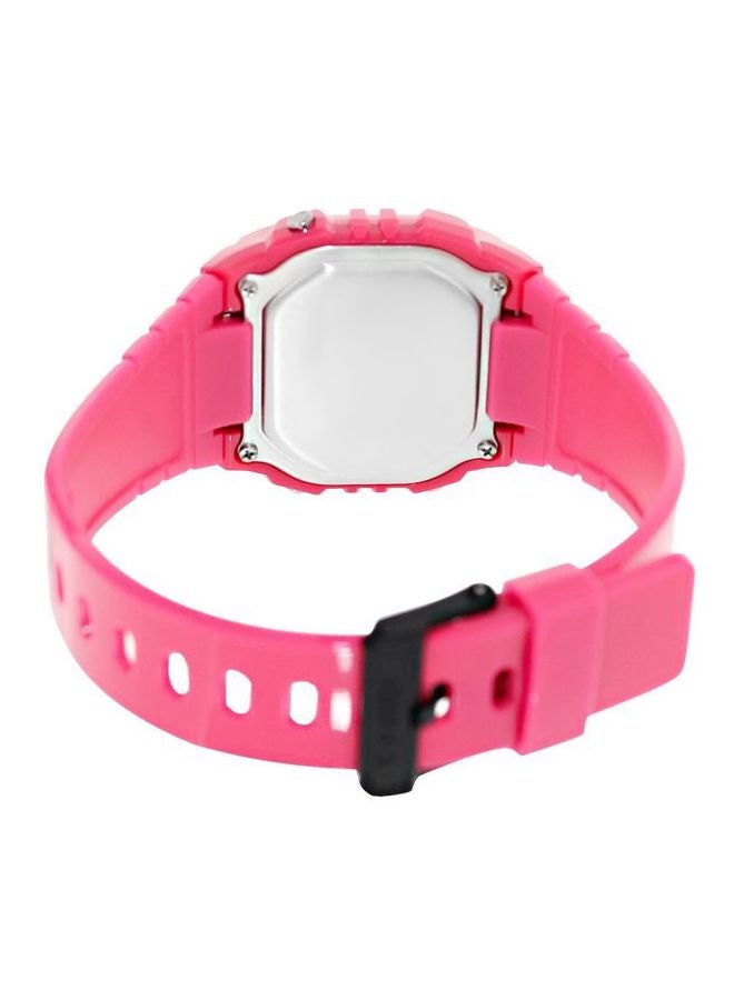 CASIO Resin Digital Watch W-215H-4AVDF - 41 mm - Pink - Image 2