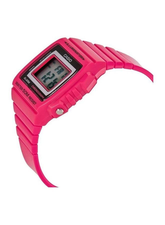 CASIO Resin Digital Watch W-215H-4AVDF - 41 mm - Pink - Image 3