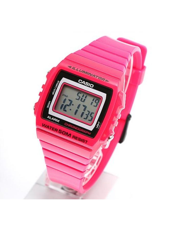 CASIO Resin Digital Watch W-215H-4AVDF - 41 mm - Pink - Image 4