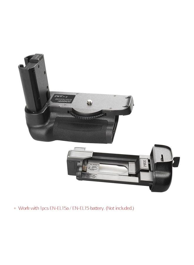 ANDOER - BG-2W Vertical Battery Grip Holder For Nikon D7500 Black - Image 1