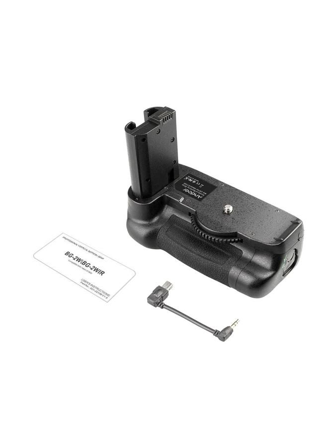 ANDOER - BG-2W Vertical Battery Grip Holder For Nikon D7500 Black - Image 1