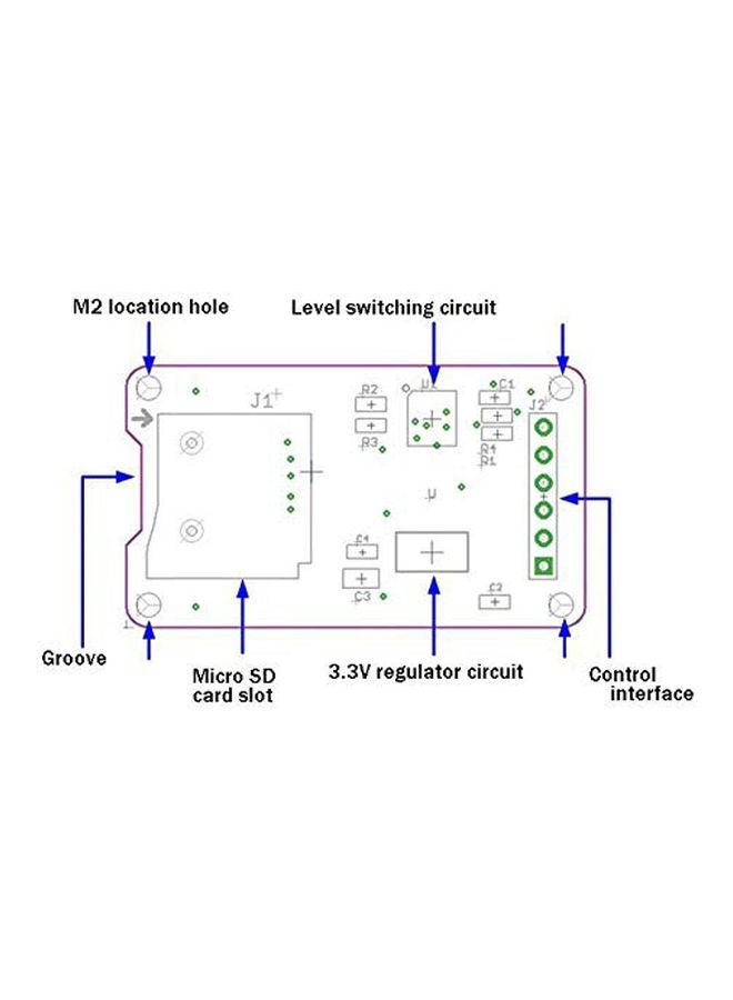 Beauenty Micro SD Storage Board blue/silver/black - Image 4