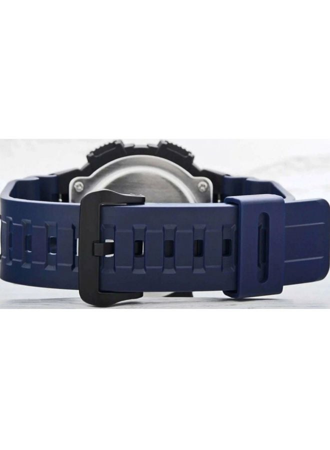 كاسيو ساعة يد رقمية كاباليرو طراز W-735H-2AVEF - مقاس 51 مم - لون أزرق للرجال - Image 5