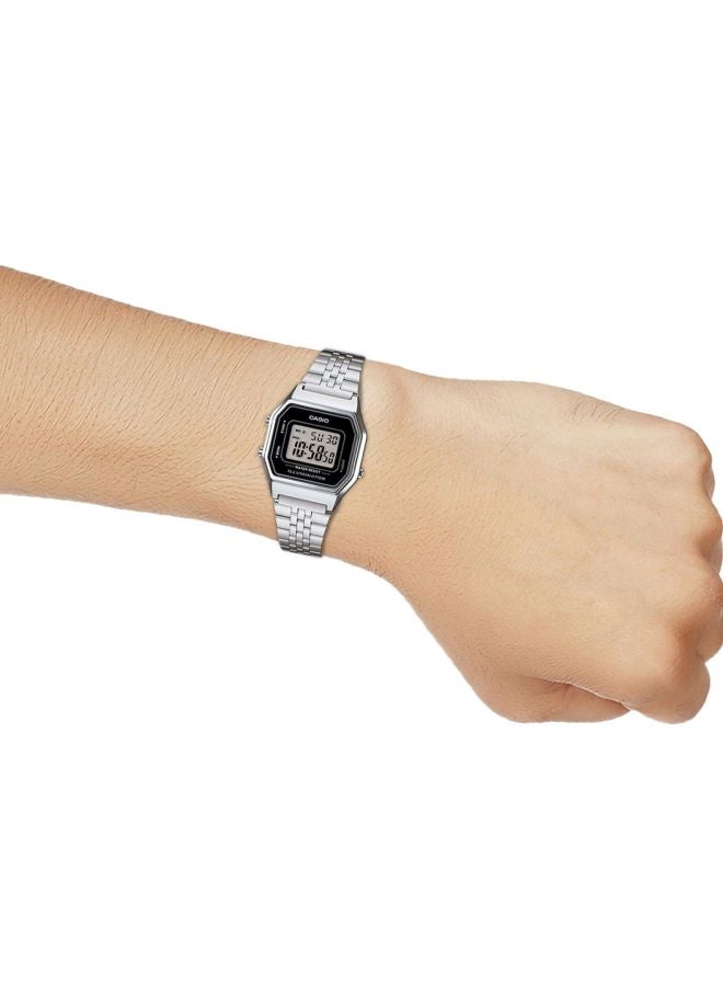 CASIO Women's Youth Digital Watch LA680WA-1 - 34 mm - Silver - Image 5