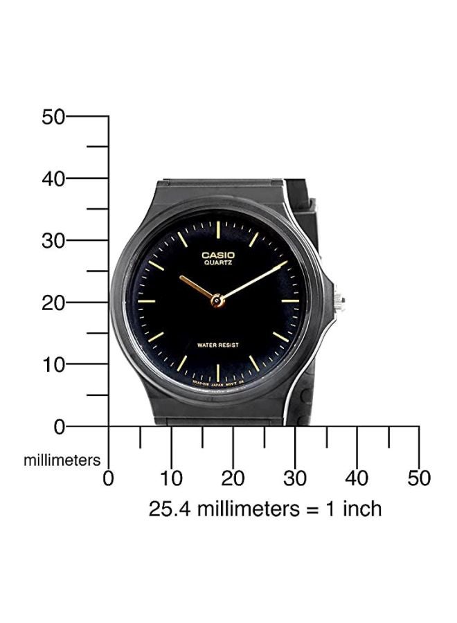 CASIO Men's Youth Water Resistant Analog Watch MQ-24-1E - 39 mm - Black - Image 5