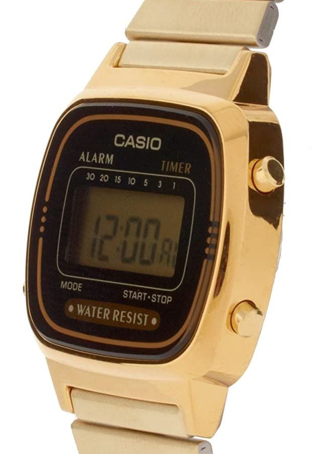 CASIO - Women's Vintage Digital Watch LA670WGA-1D - 30 mm - Gold - Image 1