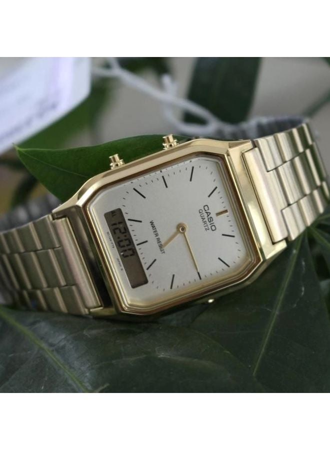 Men's Youth Analog & Digital Watch AQ-230GA-9DMQ - 30 mm - Gold - v1619249927/N14601186A_11
