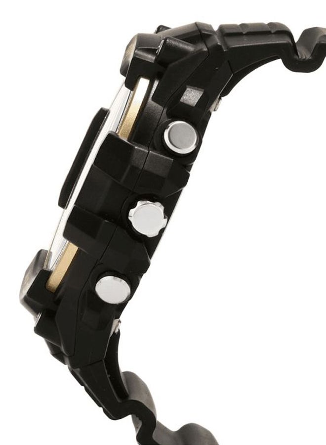 كاسيو ساعة يد بعقارب وسوار من السيليكون طراز MCW-100H-9A2VDF - مقاس 49 مم - لون أسود للرجال - Image 4