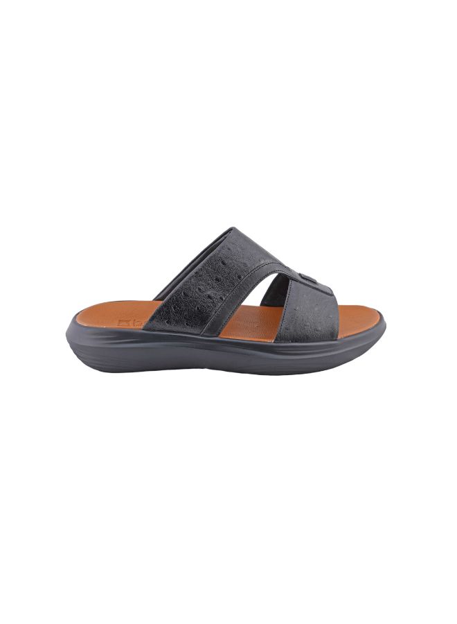 barjeel uno - Casual Comfortable Arabic Sandals Grey - Image 1