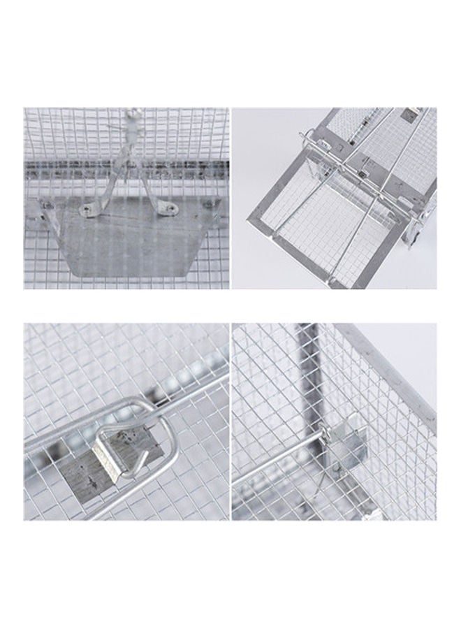 Catch Release Cage For Mouse Rats Mice Rodents Silver 27x14x12cm - Image 4