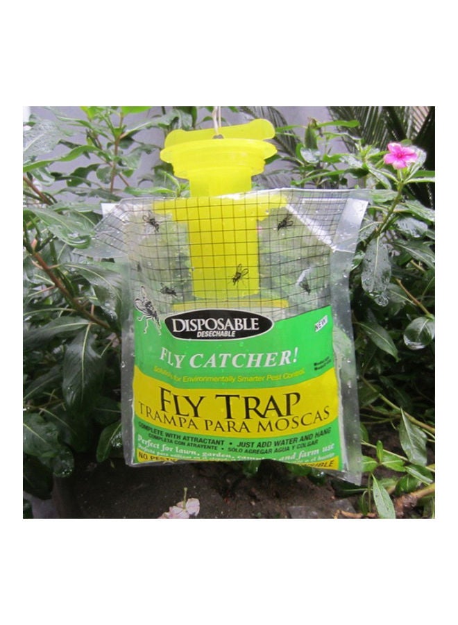 3-Piece Disposable Fly Trap Catcher Set Multicolour 11x8x8cm  - Image 5
