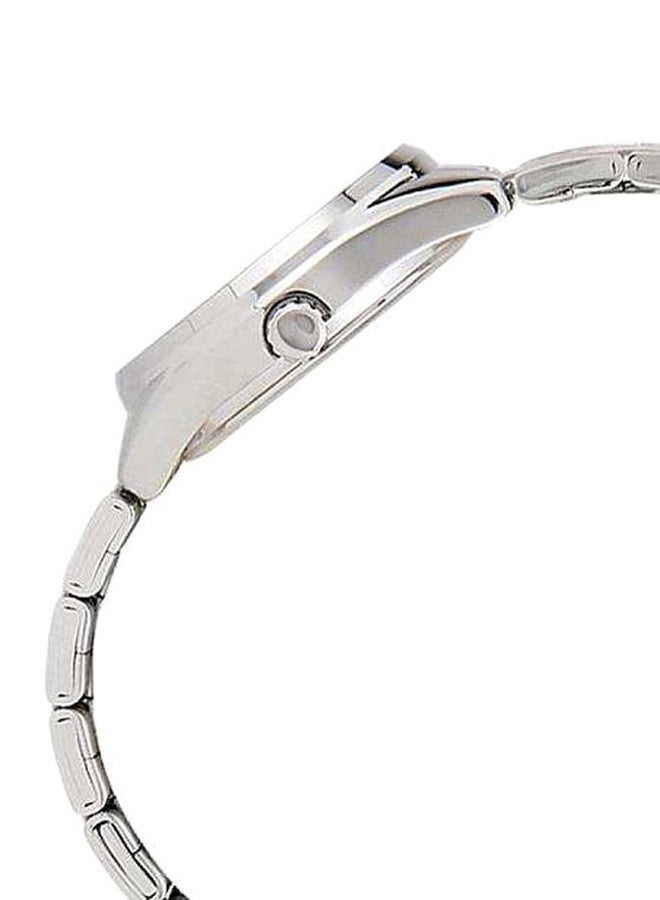 CASIO - Women's Water Resistant Stainless Steel Analog Watch LTP-1335D-5AVDF - 30 mm - Silver - Image 1