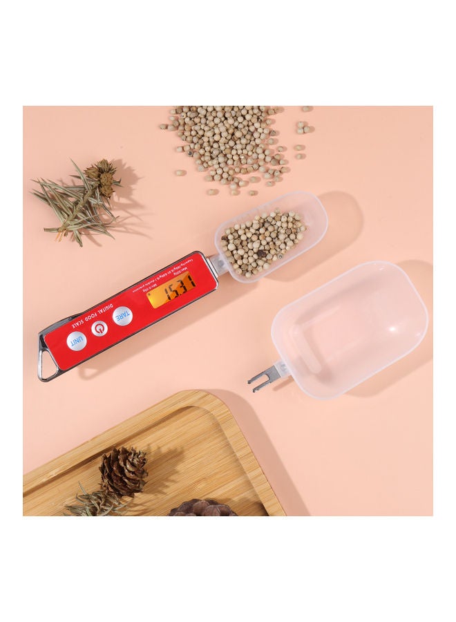 كيه كيه مون ملعقة قياس رقمية أحمر / شفاف 15.80x3x14.70سم - Image 2