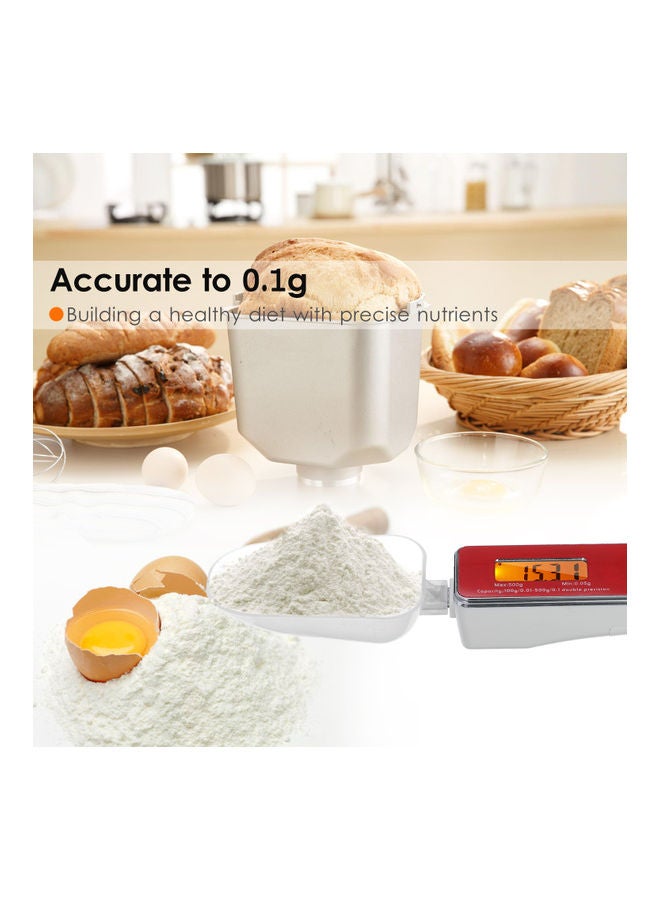 كيه كيه مون ملعقة قياس رقمية أحمر / شفاف 15.80x3x14.70سم - Image 5