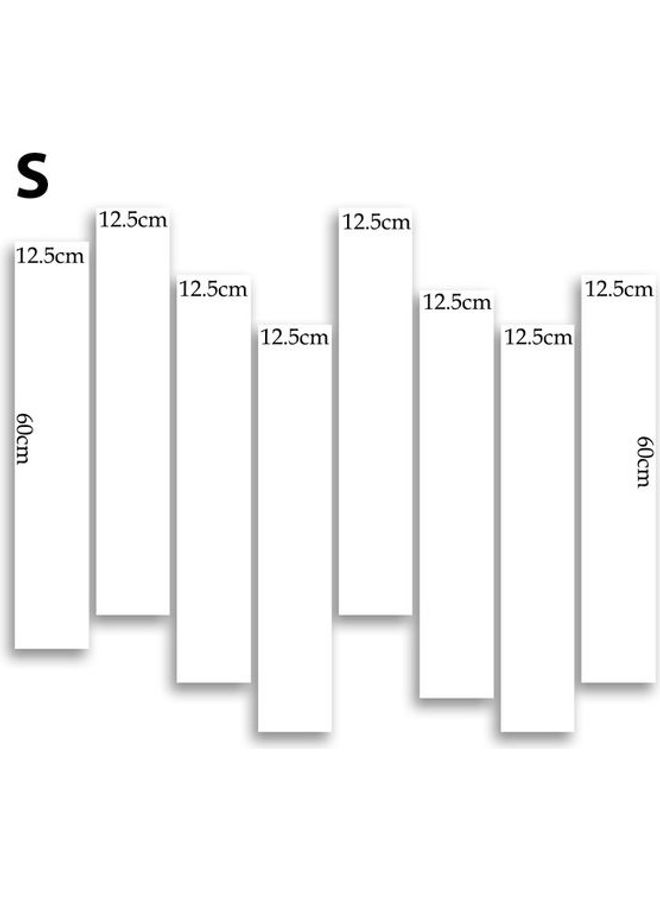 8-Piece Oud Inside Musical Note Wall Art Black/White 100x60cm - Image 2