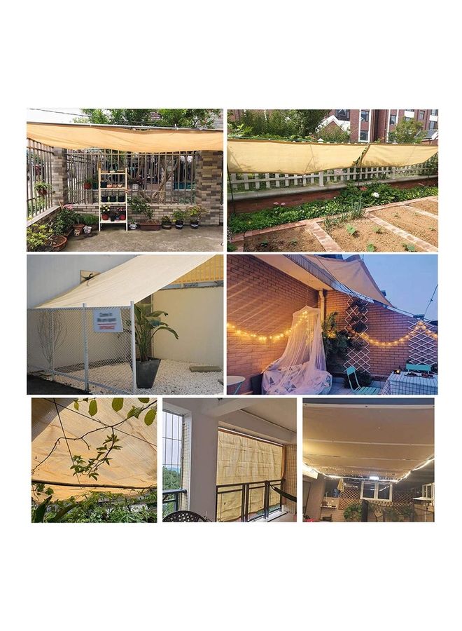 XiuWoo UV-Resistant Sun Shade Cloth Beige - Image 2