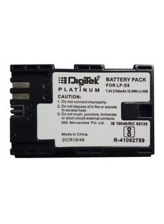 Canon Lithium Ion Battery Black  - Image 2