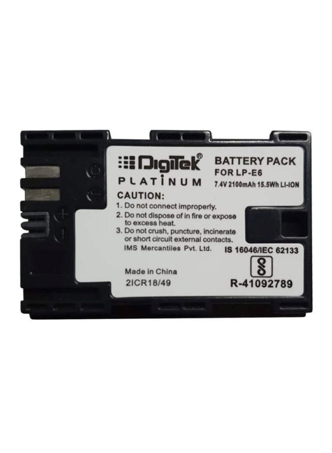Canon - Lithium Ion Battery Black - Image 1